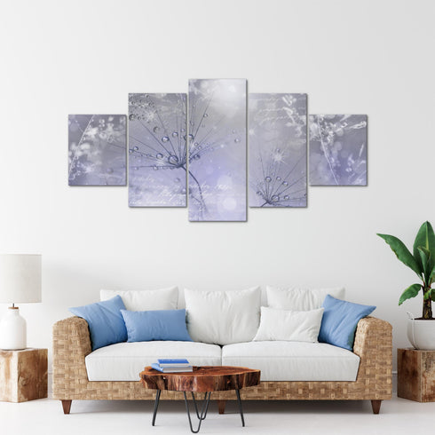 Wandbilder Wohnzimmer XXL Pusteblume Moderne Bild Gräser